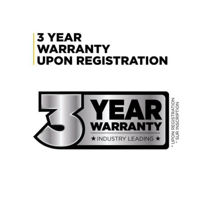3 year warranty