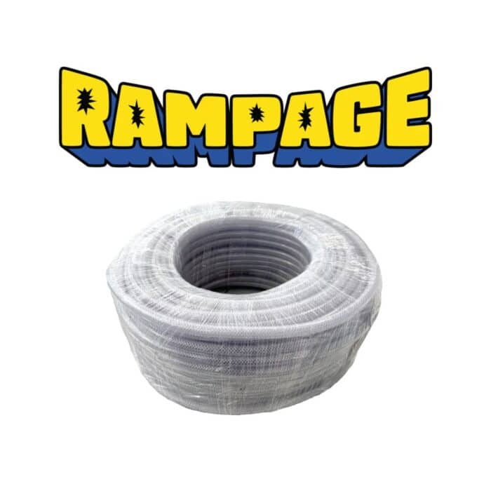 PCE Clear Poly Braided Hose RAMPAGE 1
