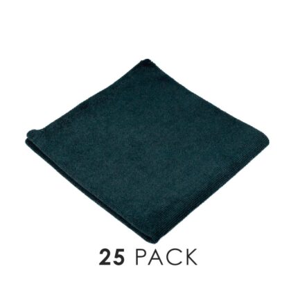 PCE Black Edgeless 245 Microfiber Towels–Pack of 25 TRC