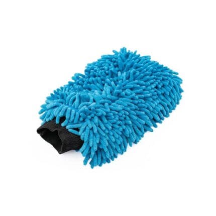 PCE Blue Chenille Wash Mitt 2 Pack TRC