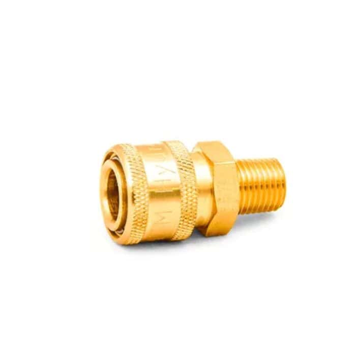 PCE Brass Coupler 14 MPT (24.0068) Veloci 1