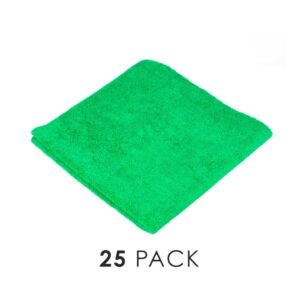 PCE Green Edgeless 245 Microfiber Towels–Pack of 25 TRC