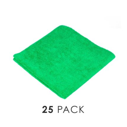 PCE Green Edgeless 245 Microfiber Towels–Pack of 25 TRC