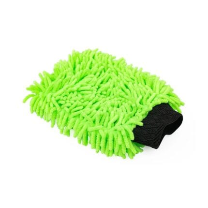 PCE Lime Green Chenille Wash Mitt 2 Pack TRC