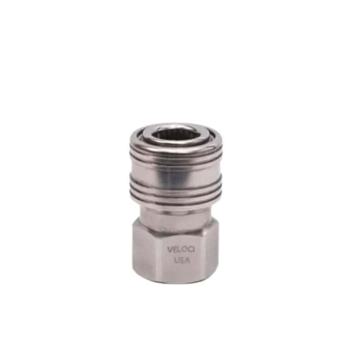 PCE Prima Stainless Steel Coupler 14 FPT Veloci