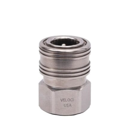 PCE Prima Stainless Steel Coupler 38 FPT Veloci