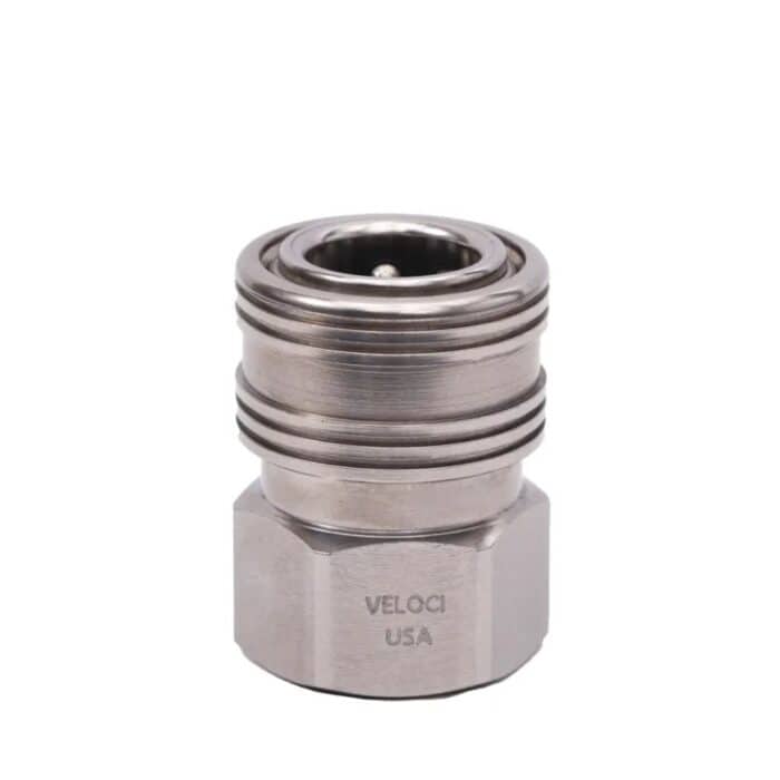 PCE Prima Stainless Steel Coupler 38 FPT Veloci
