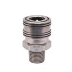 PCE Prima Stainless Steel Coupler 38 MPT Veloci