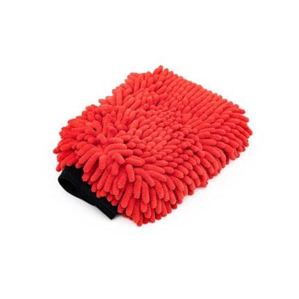 PCE Red Chenille Wash Mitt 2 Pack TRC