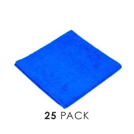 PCE Royal Blue Edgeless 245 Microfiber Towels–Pack of 25 TRC