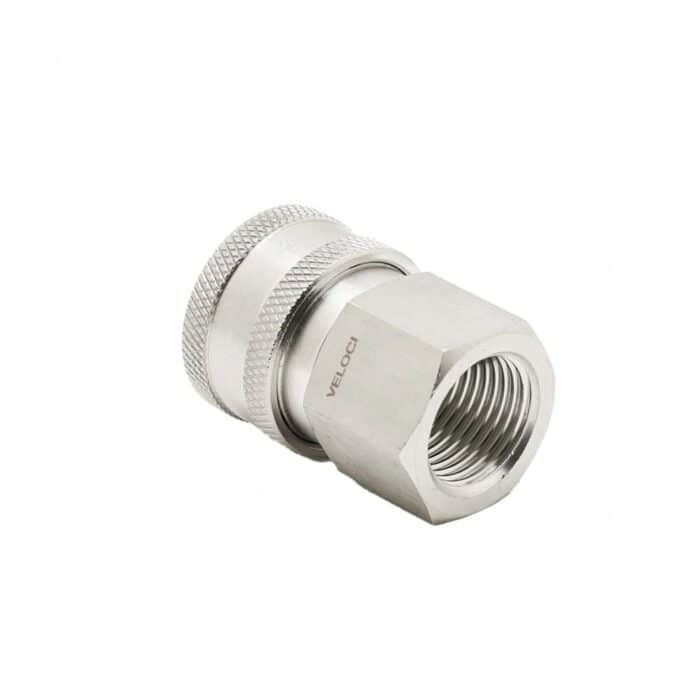 PCE Stainless Steel Coupler 12 FPT (24.0065) Veloci 1