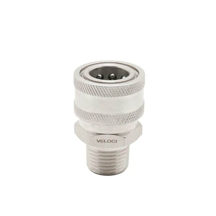 PCE Stainless Steel Coupler 12 MPT (24.0066) Veloci