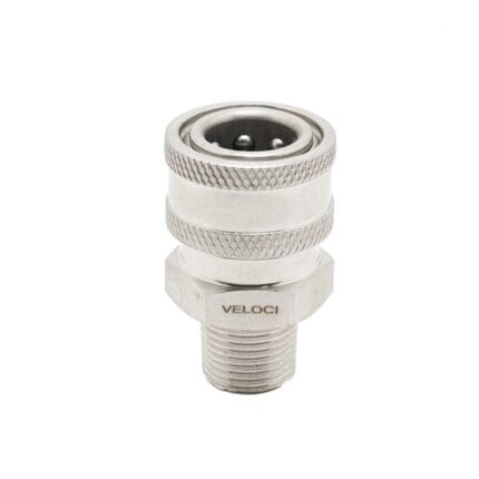 PCE Stainless Steel Coupler 38 MPT (24.0064) Veloci