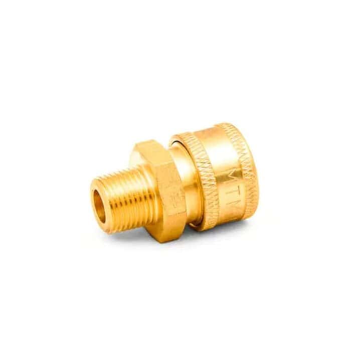 PCE Veloci Brass Coupler 12 MPT (24.0072) Veloci 1