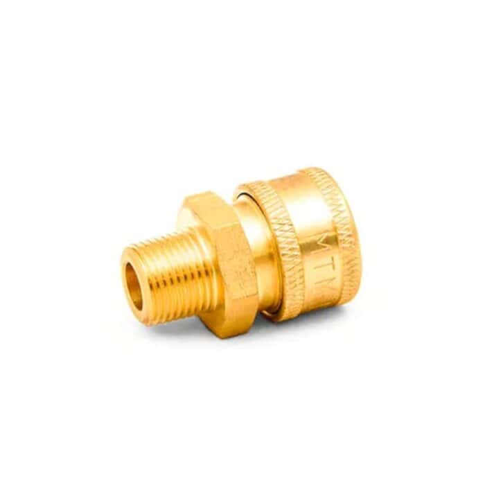 PCE Veloci Brass Coupler 38 MPT (24.0070) Veloci 1