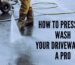 blog featured image how to wash driveway