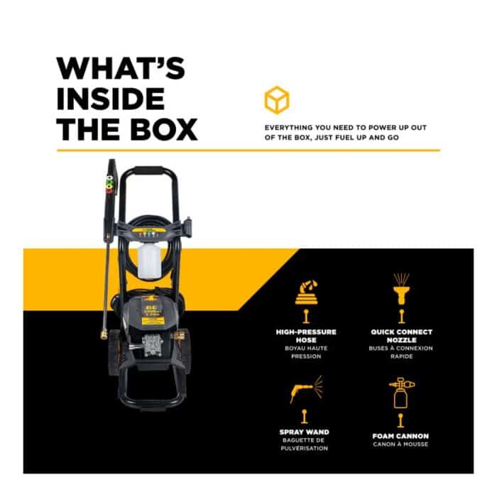 PCE 2,300 PSI 1.7 GPM Electric Pressure Washer with AR Axial Pump (P2317EN) BE 4