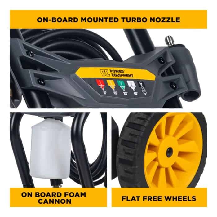 PCE 2,300 PSI 1.7 GPM Electric Pressure Washer with AR Axial Pump (P2317EN) BE 5