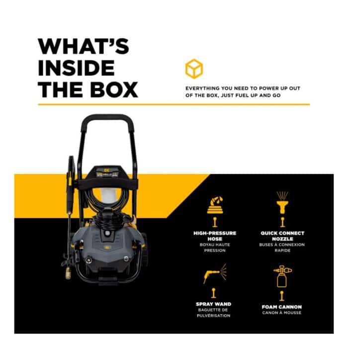 PCE 2,300 PSI 1.7 GPM Electric Pressure Washer with Powerease Motor and AR Axial Pump (P2314EN) BE 4