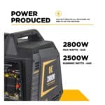 PCE 2,800 Watt Digital Inverter Generator BE2800I BE 2