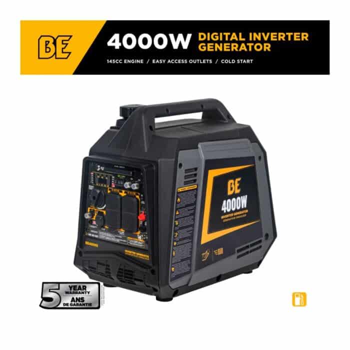PCE 4,000 Watt Digital Inverter Generator BE4000I BE 1
