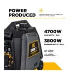 PCE 4,700 Watt Digital Inverter Generator BE4700ID BE 2