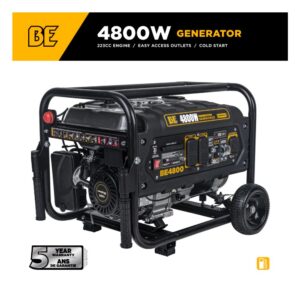 PCE 4,800 Watt Generator BE4800 BE 1