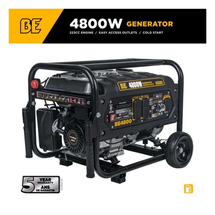 PCE 4,800 Watt Generator BE4800 BE 1