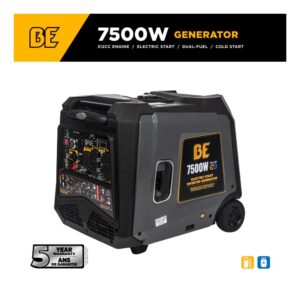 PCE 7,500 Watt Digital Inverter Generator BE7500ID BE 1