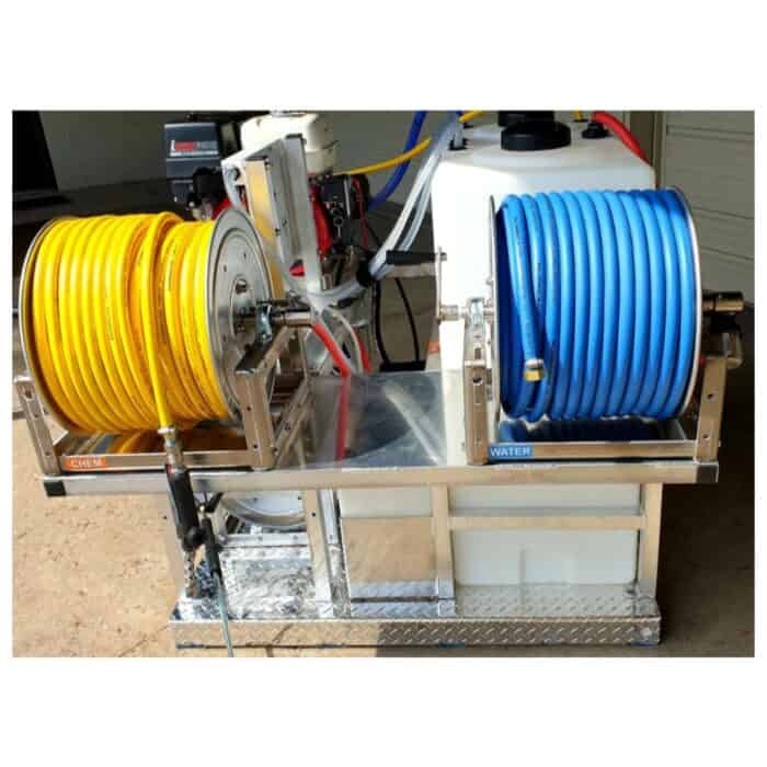 PCE Cyclone + PW Compact Soft Wash & Pressure Washer Truck Skid MWE 2