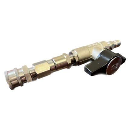 PCE DN 10 Ball Valve and Mosmatic High Flow Swivel Assembly 38 MPWSR