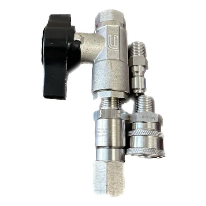 PCE DN 10 Ball Valve and Mosmatic Swivel Assembly MPWSR 1
