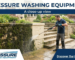 Pressure washing equipment