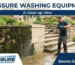 Pressure washing equipment